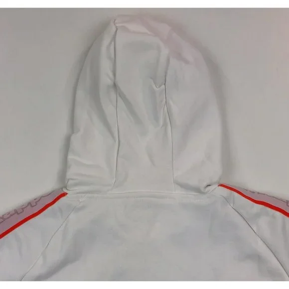 Kappa Logo Tape Apet 2 Mens XL White Regular Fit Pullover Hoodie Sweatshirt - Picture 12 of 12